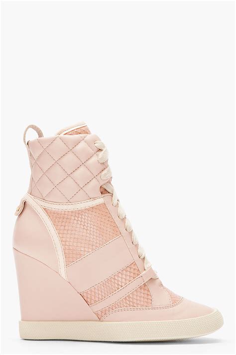 chloe wedge sneakers|chloe sandals snakeskin heel.